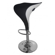 Табурет Нео, черно - белый