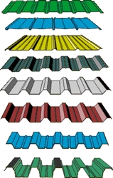 профнастил заборный, кровельный, фасадный, оцинкованый, цветной монтаж