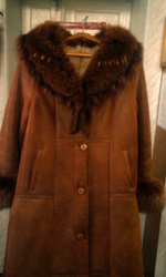 Дубленка, женская, 48р.