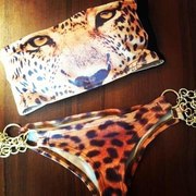 Леопардовый, тигровый купальник в стиле Bat Norton, iSwag