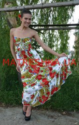 Платье трикотажное в стиле Лурдес, Матрешка