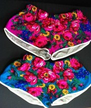 Шорты из платка в стиле Лурдес, Матрешка