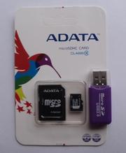 Продаётся карта памяти ADATA Объём памяти - 64 Гб. microSDHC Clas