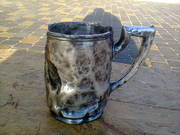 кружка пивная стариная 925 проба серебро